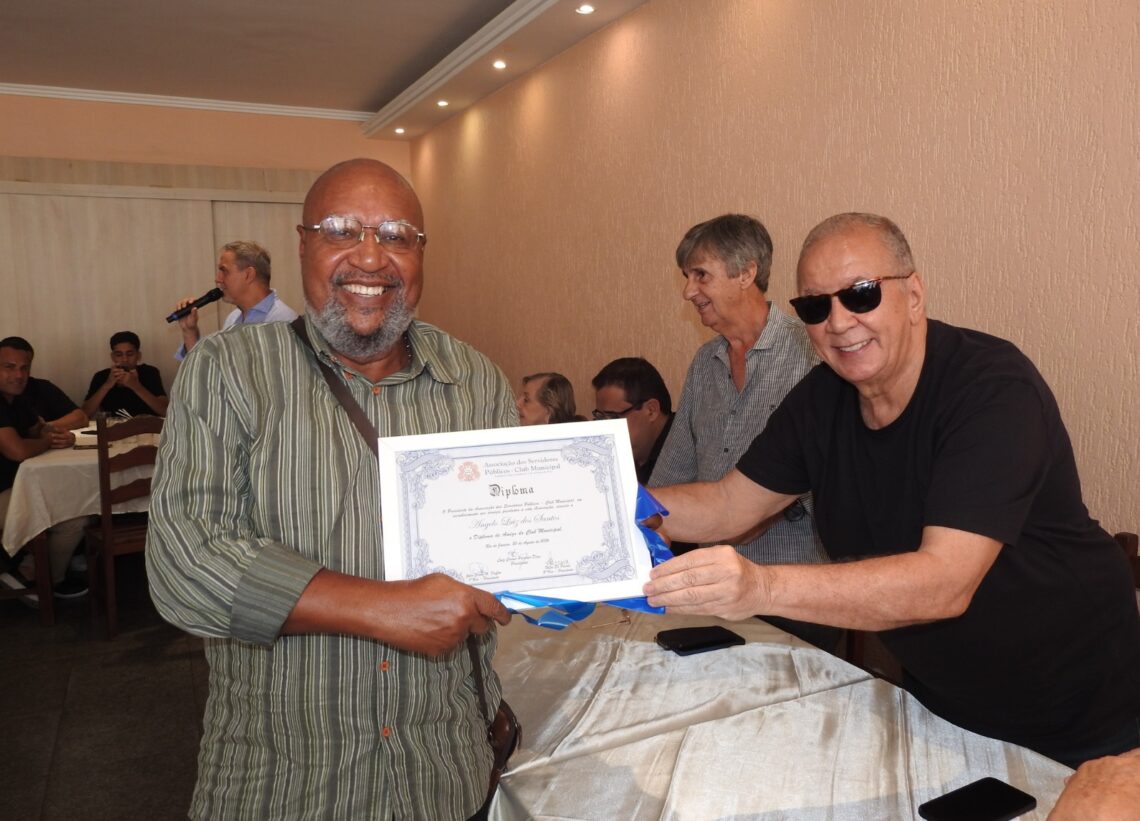 Certificado de Agradecimento e Parceria com a Asa-Rio e a Portuguesa Carioca