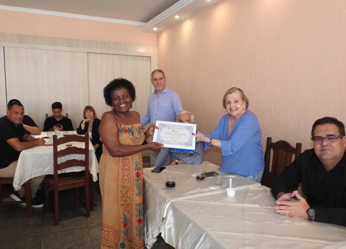 Certificado de Agradecimento e Parceria com a Asa-Rio e a Portuguesa Carioca