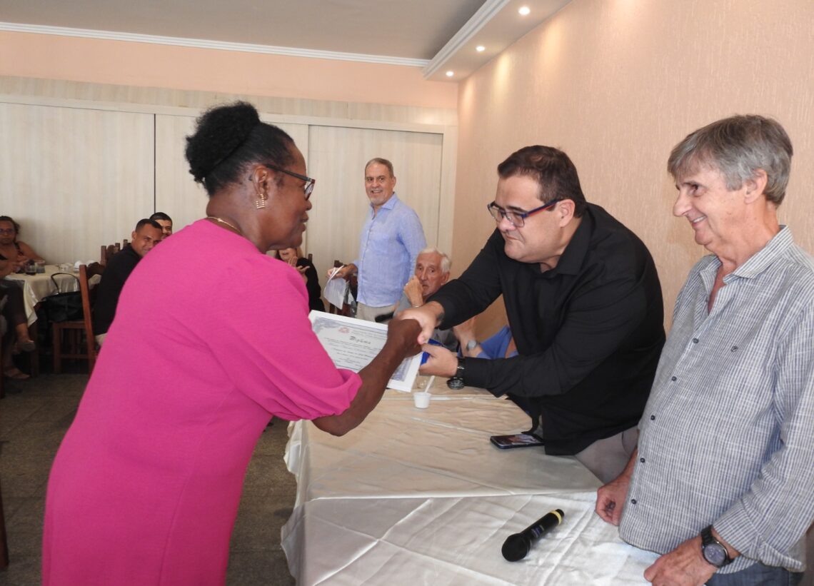 Certificado de Agradecimento e Parceria com a Asa-Rio e a Portuguesa Carioca