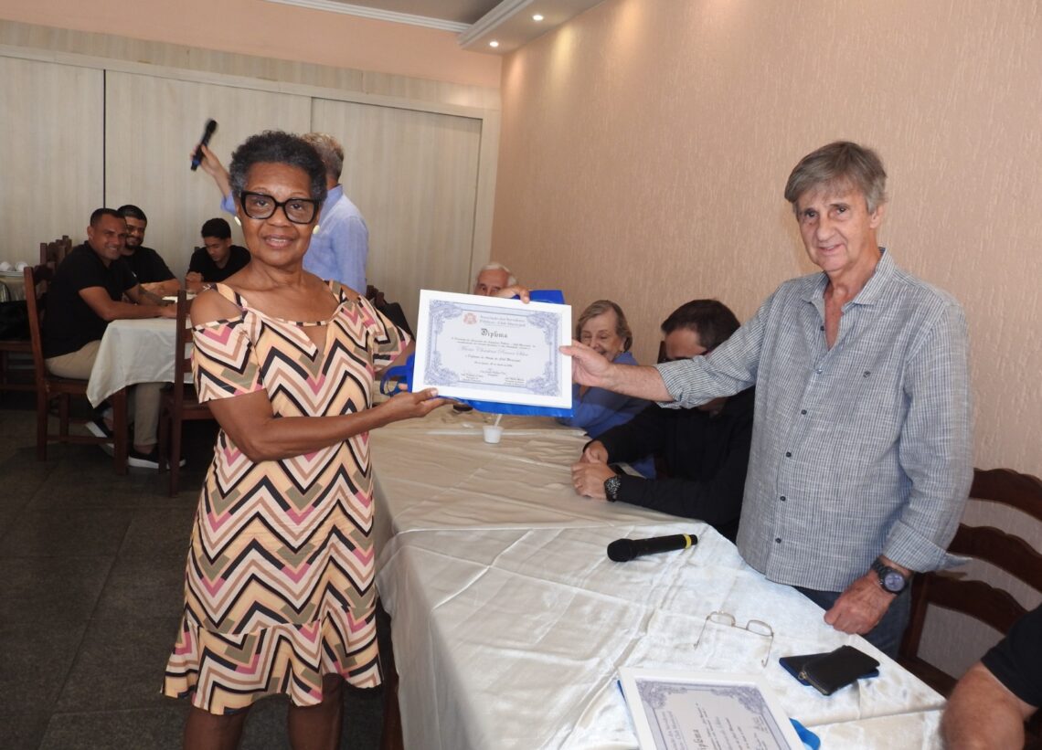 Certificado de Agradecimento e Parceria com a Asa-Rio e a Portuguesa Carioca